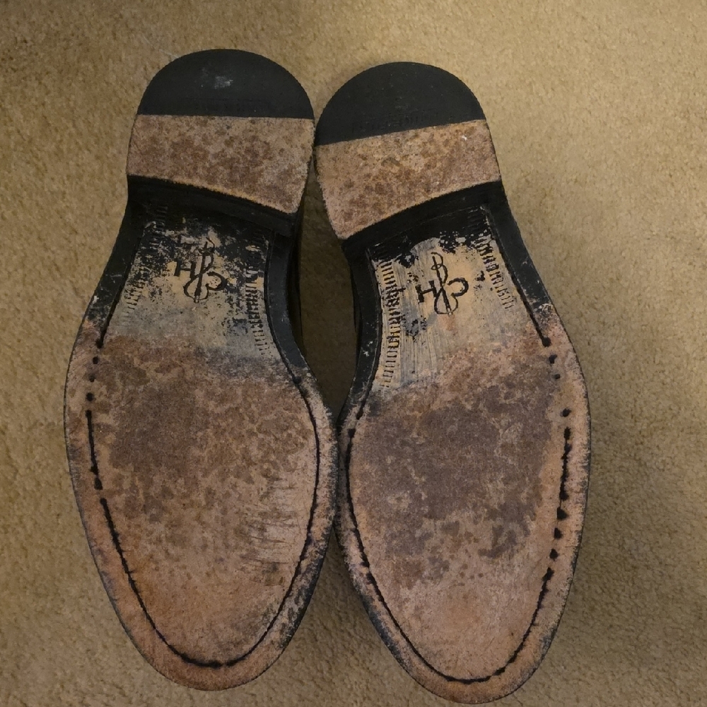 Cole Haan Classic Leather Dress Shoes Burgundy - Picture 3 of 6